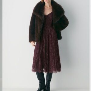 Aritzia Wilfred Tuberose Lace Dress